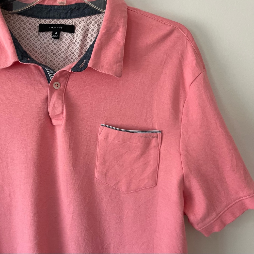 Men's Tahari Polo Shirt XL - Picture 2 of 5